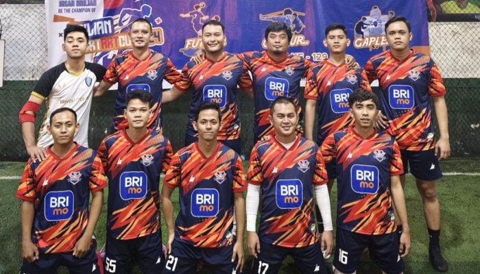 Lapangan Sriwijaya Jadi Saksi Kompetisi Seru Turnamen Futsal BRI ke-129