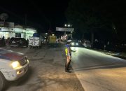 Patroli Blue Light Malam Hari Berikan Keamanan Pada Pengguna Jalan
