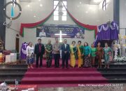 Kapolsek Balige Hadiri Natal Bersama Pemerintah Kecamatan Balige