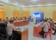 Polres Toba Gelar Rapat Kesiapan Operasi Lilin Toba 2024 dan Tahun Baru 2025