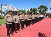 Apel gelar Pasukan Operasi Lilin Toba 2024 Polres Toba Siap Amankan Nataru