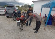 Kapolsek Lumban Bersama Unit Lantas Gatur dan Patroli di Hari Pekan Aek Natolu