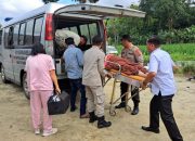 Alami Pecah Ban,Innova Tabrak Parit di Jalinsum Desa Sionggang Utara,2 Penumpang Mobil Syok