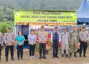 Kapolres Toba Cek Personil di Pos Pelayanan Bypass Longat