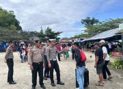 Sat Pam Obvit Polres Toba Patroli di Obyek Wisata Selama Libur Panjang