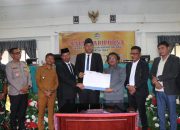 Paripurna DPRD Toba Penetapan Kepala Daerah Terpilih