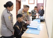 Kapolres Humbahas Pantau Lansung Pendaftaran Calon anggota Polri 2025