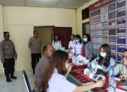 Polres Humbahas Gelar Bakti Kesehatan Sambutan Ramadan 1446 H