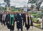 Polres Toba Gelar Pengamanan Ibadah Raya Menjaga Kelestarian Lingkungan di Kawasan Danau Toba