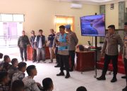 Kapolres Toba Ikuti Pembacaan Sumpah dan Penandatanganan Pakta Integritas Penerimaan Rekrutmen Terpadu Anggota Polri Tahun Anggaran 2025