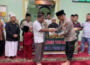 Safari Ramadhan Kapolres Toba Bersama Umat Muslim di Masjid Al- Ikhlas Sosor Ladang