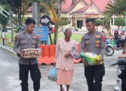 Polres Toba Laksanakan Kegiatan Bazar Ramadhan Polri Presisi dan Dipantau Lansung Kapolri Via Zoom Meeting.