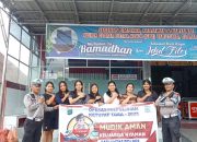 Satlantas Polres Tapanuli Utara Gelar Rajia Ketupat di Jalan Ferdinan Lumban Tobing