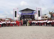 Kapolres Toba AKBP V.J Parapaga Hadiri Upacara Hardiknas Tahun 2025