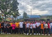 Polres Toba Gelar Olah Raga Bersama- Dalam Rangka HUT Bhayangkara KE –  79