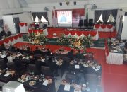 Dewan Perwakilan Rakyat Daerah ( DPRD ) Kabupaten Toba Menggelar Rapat Paripurna Untuk Mendengarkan Pidato Kenegaraan Presiden Republik Indonesia Dalam Rangka Memperingati Hari Ulang Tahun Ke- 80 Kemerdekaan RI.