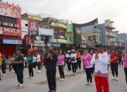 Senam Massal Warnai Hari Olahraga Nasional Ke-42 Tahun 2025 di Kabupaten Toba