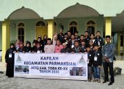 Camat Parmaksian Melepas Kafilah Kecamatan Parmaksian pada MTQ Kabupaten Toba Ke xx Tahun 2025