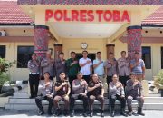 Kapolres Toba Sambut Silahturahmi Kejari Toba Perkuat Sinergi Penegakan Hukum