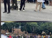 TOBA – Ratusan Massa Mengatasnamakan Aliansi Masyarakat Peduli Repormasi Polri ( AMPRP ) Menggelar aksi unjuk rasa di Mapolres Toba pada Selasa 10.30 Wib