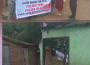 Di Hari Natal Polsek Silaen Tunjukan Kepedulian dengan Bakti Sosial Untuk Korban Kebakaran