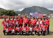 Kapolres Toba Hadiri Pengukuhan Relawan Kebakaran Tingkat Desa dan Kelurahan se- Kabupaten Toba