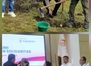 Pemkab Tapanuli Utara Bersama Utusan Khusus Presiden Tanam Pohon dan Bahas Mitigasi Bencana