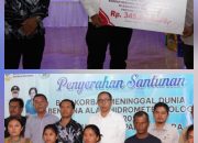 Bupati Taput Serahkan Santunan Kepada Ahli Waris Korban Bencana Hidrometeorologi Tahun 2025