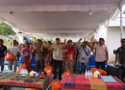 Kepala BNPB Tinjau Huntara dan Serahkan Bantuan Bagi Warga Terdampak Bencana di Tapanuli Utara