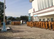 Bupati Taput Pimpin Apel Gabungan, Tekankan Kesiapsiagaan dan Perencanaan terintegritas