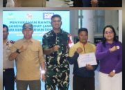 Bupati Tapanuli Utara JTP Hutabarat Serahkan Bantuan Jadup dari Kemensos RI bagi 434 KK, Doakan Masyarakat Terdampak dapat Pulih.
