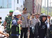 Siaga Arus Balik Lebaran, Kapolres Toba Cek pelabuhan Ajibata pastikan Penyeberangan Aman dan Lancar