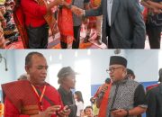 Wali Kota Tanjung Pinang, H. Lis Darmanstah, SH, Menghadiri Kegiatan pesta ucapan syukur bona, punguan pomparan Raja Tampu Bolon Boru Dohot Bere/ Ibebere se-Kota Tanjungpinang, Kegiatan dilaksanakan di Gedung Serbaguna HHKBP Nomensen, Sabtu ( 11/4).