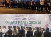 Aprial M Rizaldi Ginting Wakili Ketua DPRD Pematangsiantar Lapas Pawai Takbir Idul Adha 1447 H