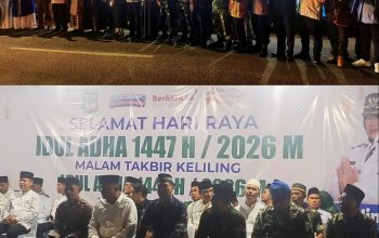 Aprial M Rizaldi Ginting Wakili Ketua DPRD Pematangsiantar Lapas Pawai Takbir Idul Adha 1447 H