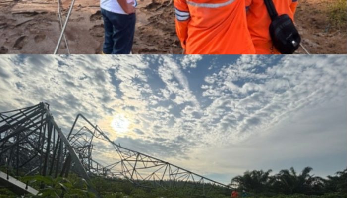 Listri Sempat Padam Terganggu, PLN Berhasil Pulihkan Sistem Usai Tower Transmisi Roboh