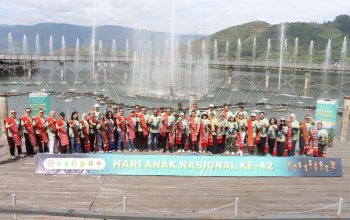 Perayaan Hari Anak Nasional (HAN) ke-42 Di Kabupaten Samosir, Wabup Samosir Ajak Seluruh Elemen Lindungi dan Wujudkan Masa Depan Anak