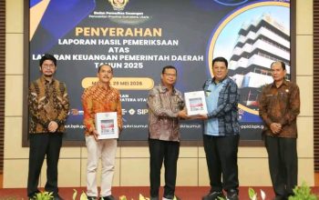 Kembali Raih Opini WTP ke- 9 Berturut-Turut, Bupati Samosir: Jangan Berpuas Diri, Mari Bersama Kita Tingkatkan Kinerja Untuk Samosir yang Lebih Baik