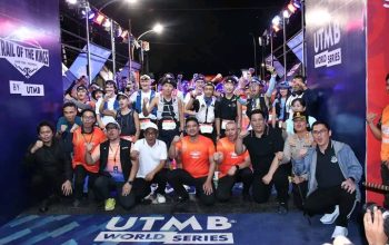 Gubernur Sumatera Utara Bersama Bupati Samosir Lepas Peserta Lomba 100K Trail of The Kings 2026