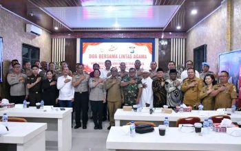 Doa Lintas Agama Warnai Peringatan HUT Bhayangkara ke-80, Wabup Apresiasi Pelayanan Humanis Kapolres Samosir