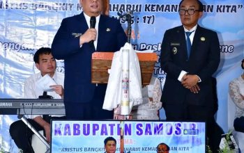Paskah Oikoumene 2026 Digelar di Pelosok Samosir, Bupati Tekankan Pelayanan hingga Daerah Terpencil