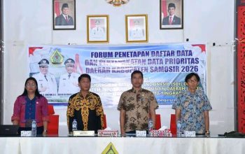 Diskominfo Gelar Forum Penetapan Data Prioritas Daerah Kabupaten Samosir Tahun 2026