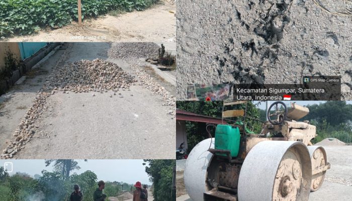 Proyek Pengaspalan Jalan di Desa Narumonda 5, Kecamatan Siantar Narumonda Dipertanyakan: Alat Minim, K3 Diabaikan, Hasil Kerja Diragukan