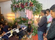 Satresnarkoba Polres Toba Melayat ke Rumah Duka Alm Herman Ricardo Hutapea