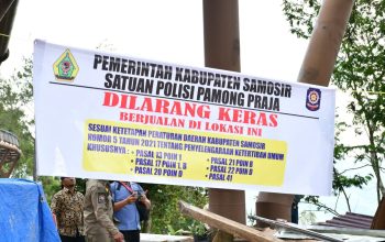 Berjalan Tertib dan Humanis, Tim Gabungan Bongkar Bangunan Liar di Kawasan Menara Pandang Tele Secara Menyeluruh