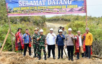 Hasil Sinergitas, Pemkab Samosir Bersama TNI dan Kementan Bangun 20 Jembatan, Irigasi untuk 680 Hektare dan Konservasi Lingkungan